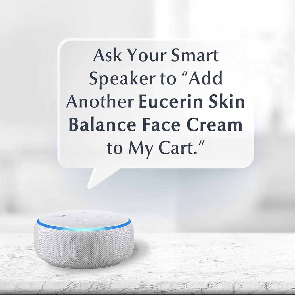 Eucerin Skin Balance Day Cream, Sensitive Skin Face Moisturizer Enriched with Tri-Balance Complex