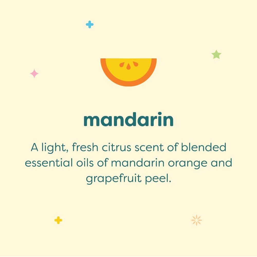 Babyganics Alcohol-Free Hand Sanitizing Wipes, Mandarin, Kills 99.9% Common Bacteria, Moisturizing