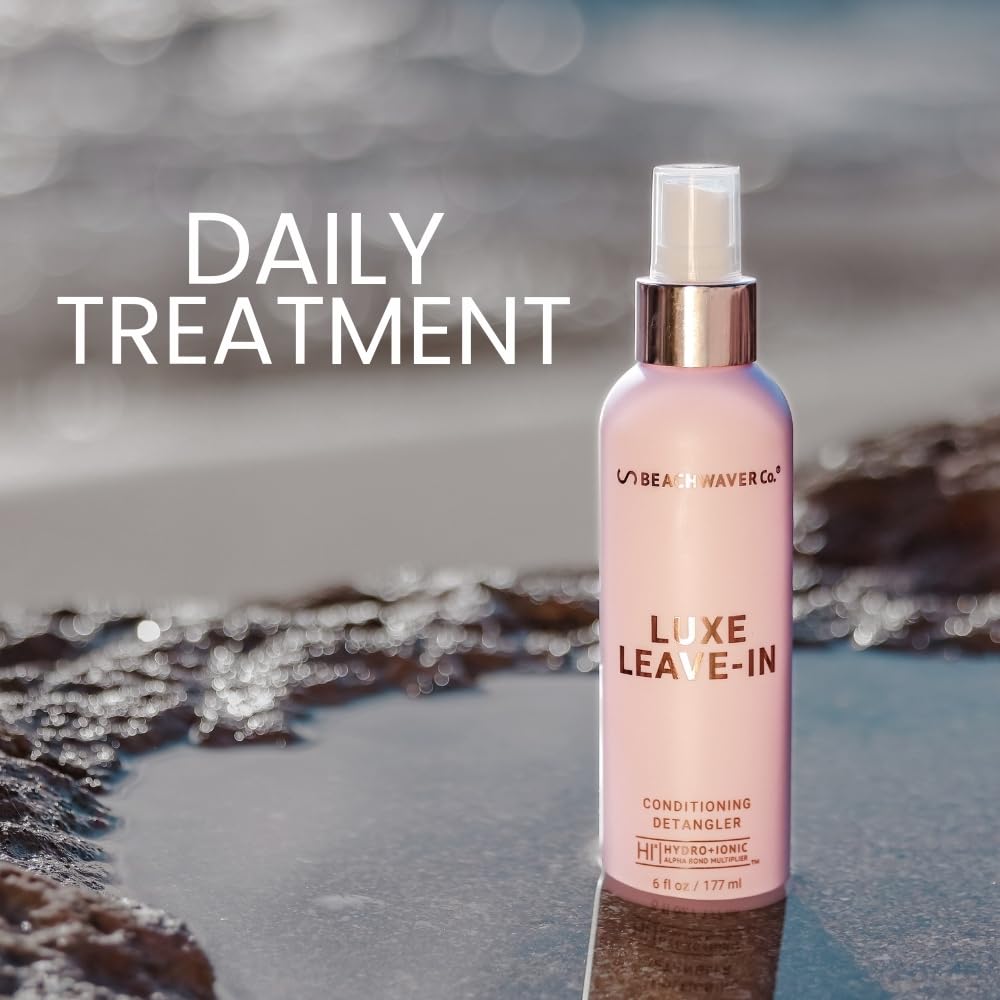 Beachwaver Luxe Leave-In Conditioning Detangler - Full Size (6 Fl Oz) | Treatment to Hydrate, Smooth