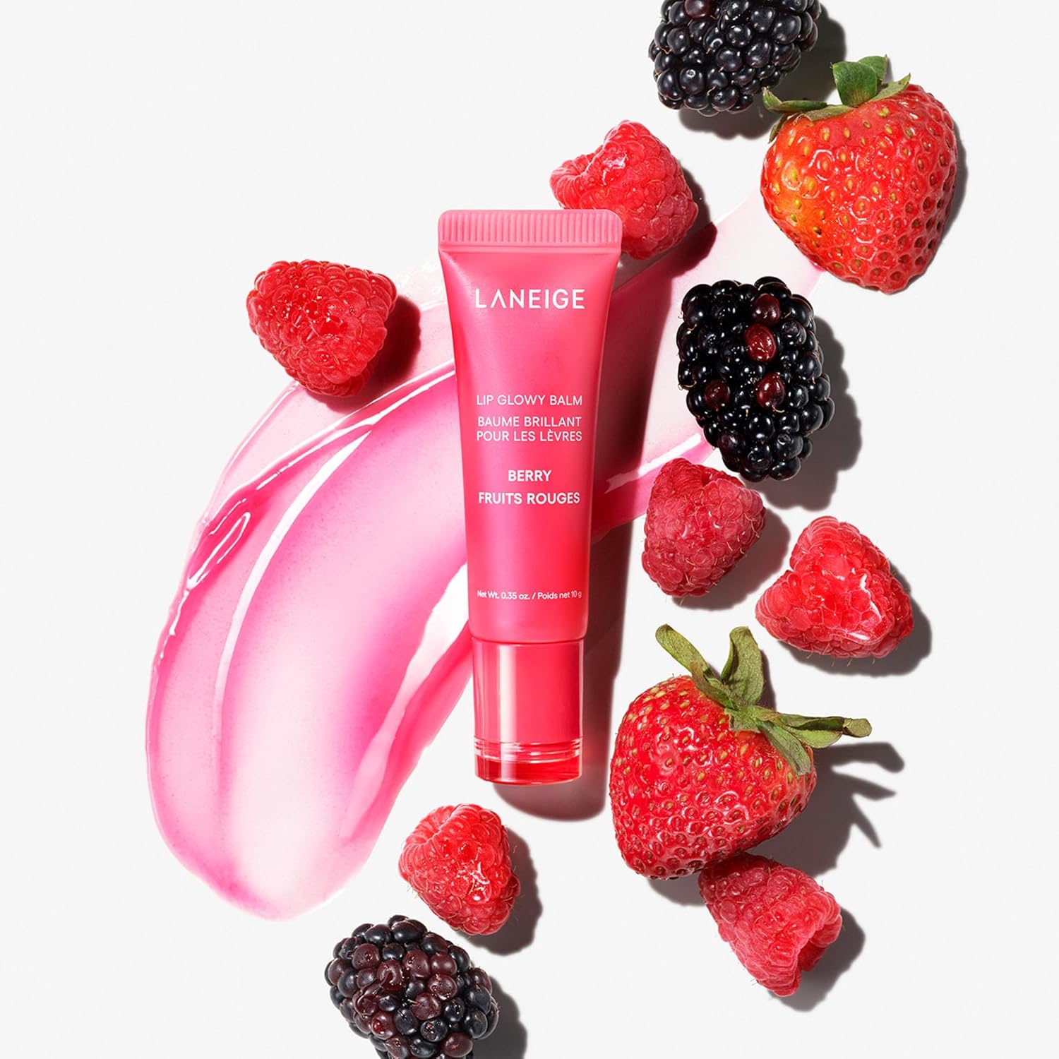 LANEIGE Lip Glowy Balm: Sheer Tinted Lip Moisturizer, Shea Butter, for Hydrating Shine & Soft Lips