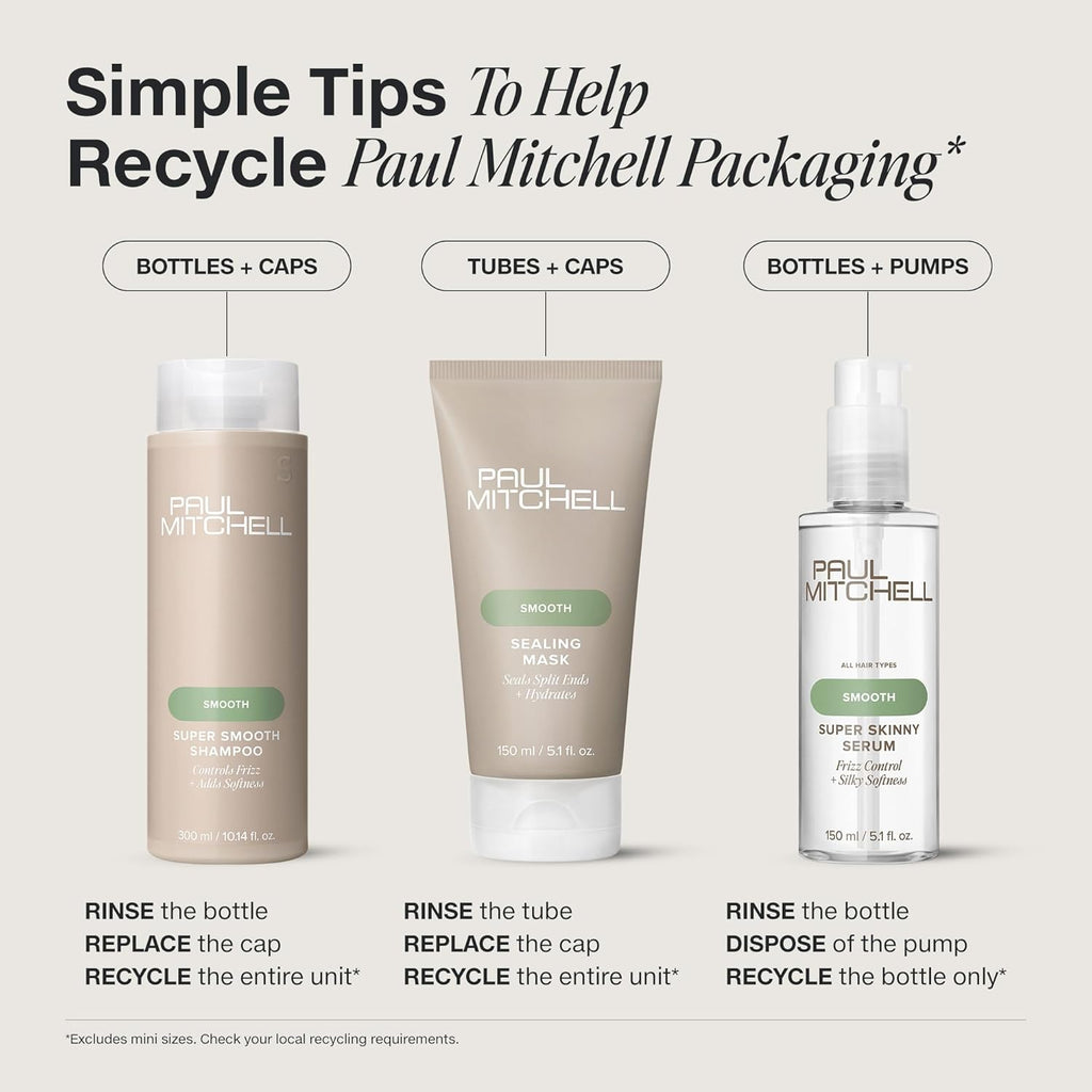 Paul Mitchell Super Skinny Relaxing Balm, Lightweight Formula, Smoothes Texture, Frizzy Hair, 6.8