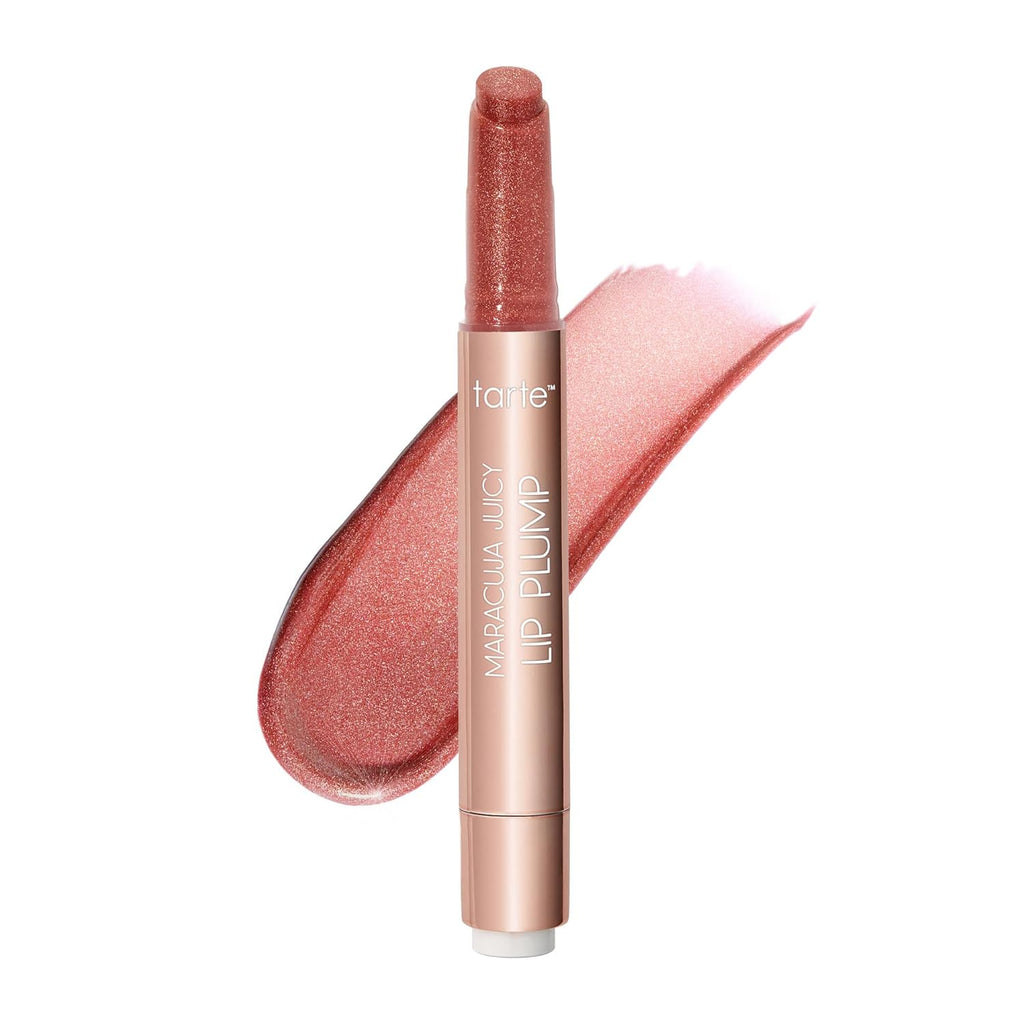 tarte maracuja juicy shimmer glass lip plump – Hydrating& Volumizing with Hyaluronic Acid& Vitamin E