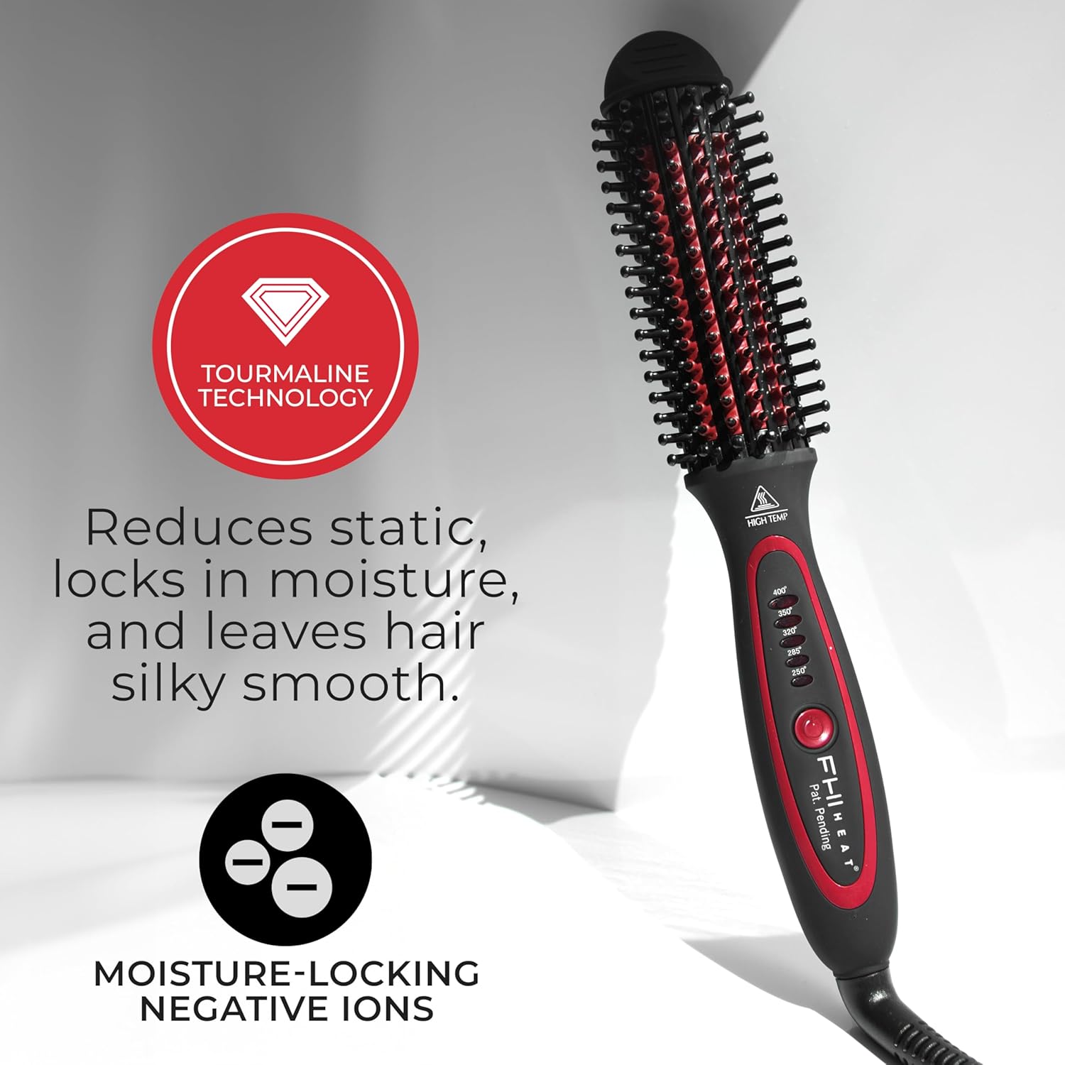 FHI Heat Stylus Thermal Styling Brush — Multi-Functional Thermal Brush for Smoothing, Volumizing