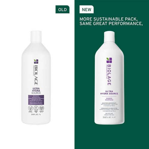 Biolage Ultra Hydra Source Shampoo - Deeply Moisturizes & Conditions, Infused with Cupuaçu Butter