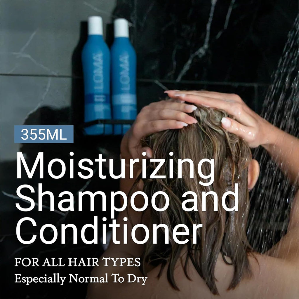 Loma Hair Care Moisturizing Shampoo & Treatment Duo, 12 Fl Oz each