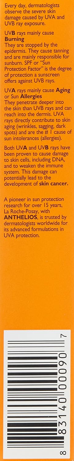 La Roche-Posay Anthelios Mineral Ultra-Light Face Sunscreen SPF 50, Zinc Oxide Sunscreen for Face