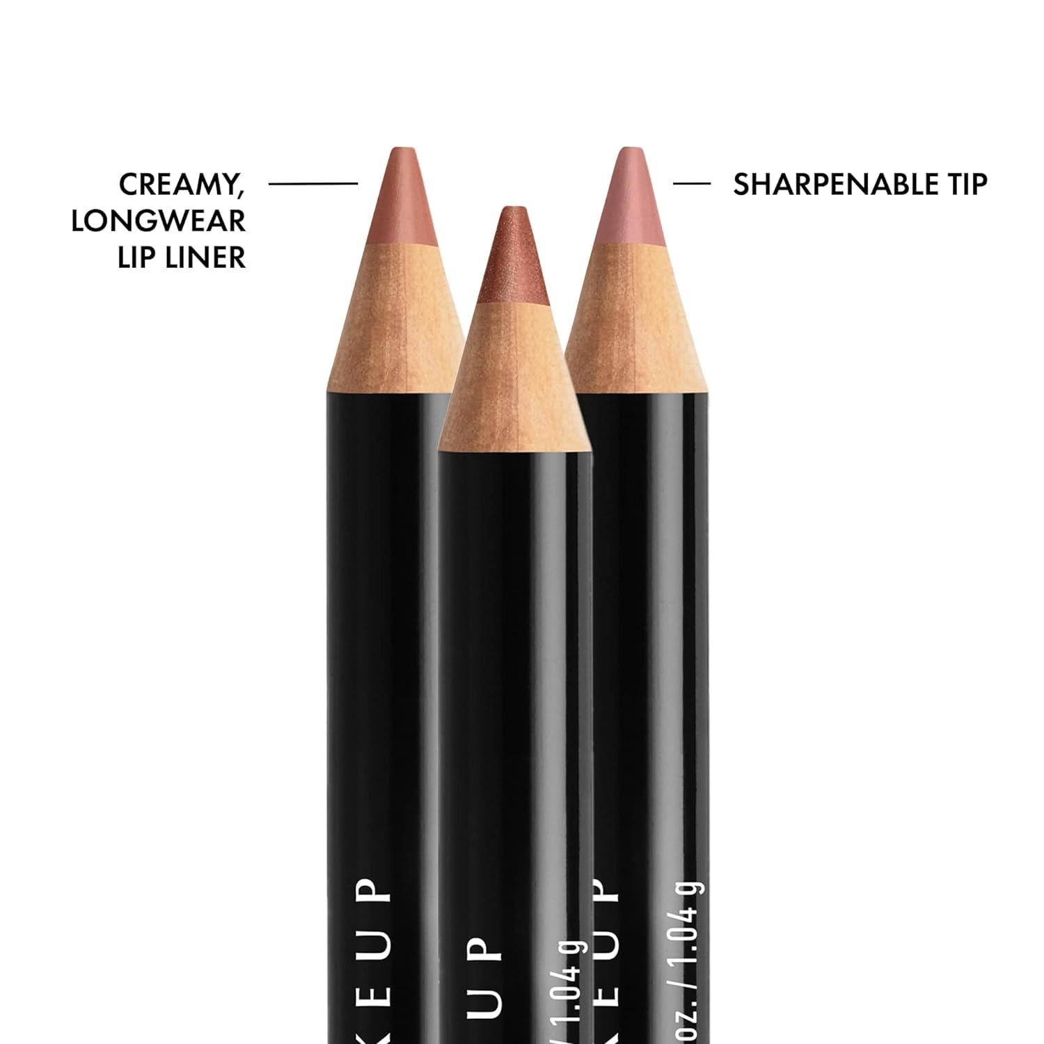NYX PROFESSIONAL MAKEUP Slim Lip Liner Set, Long-Lasting Creamy Lip Liner Pack Of 3