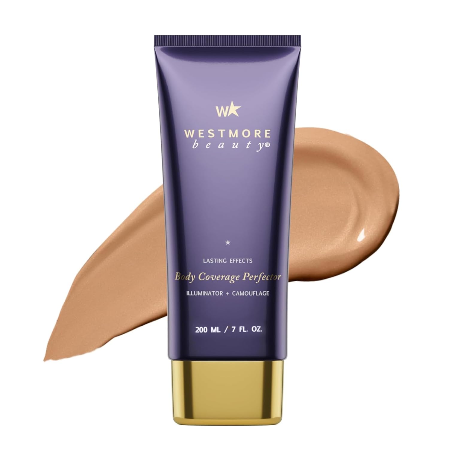 Westmore Beauty Body Coverage Perfector – Waterproof Leg & Body, Tattoo Cover Up Makeup, 7 oz.