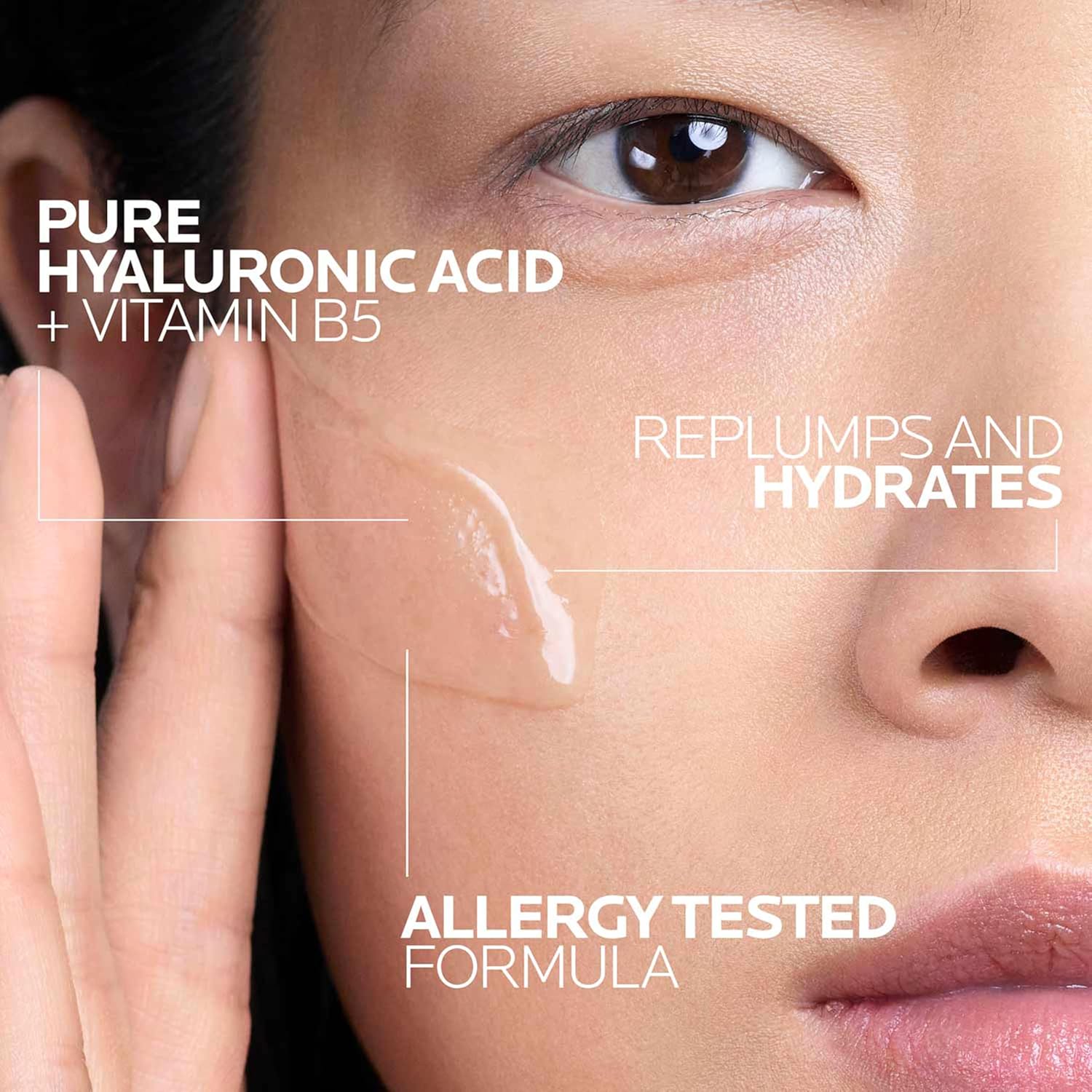 La Roche-Posay Hyalu B5 Pure Hyaluronic Acid Serum for Face,Vitamin B5+Hyaluronic Acid+Madecassoside