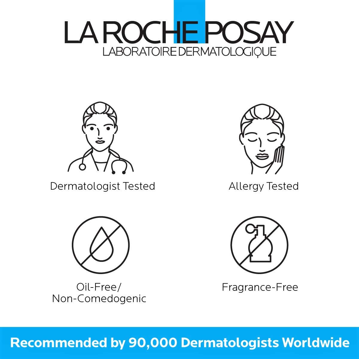 La Roche-Posay Toleriane Sensitive Fluide Protective Moisturizer, Lightweight Oil-Free Face Moisture