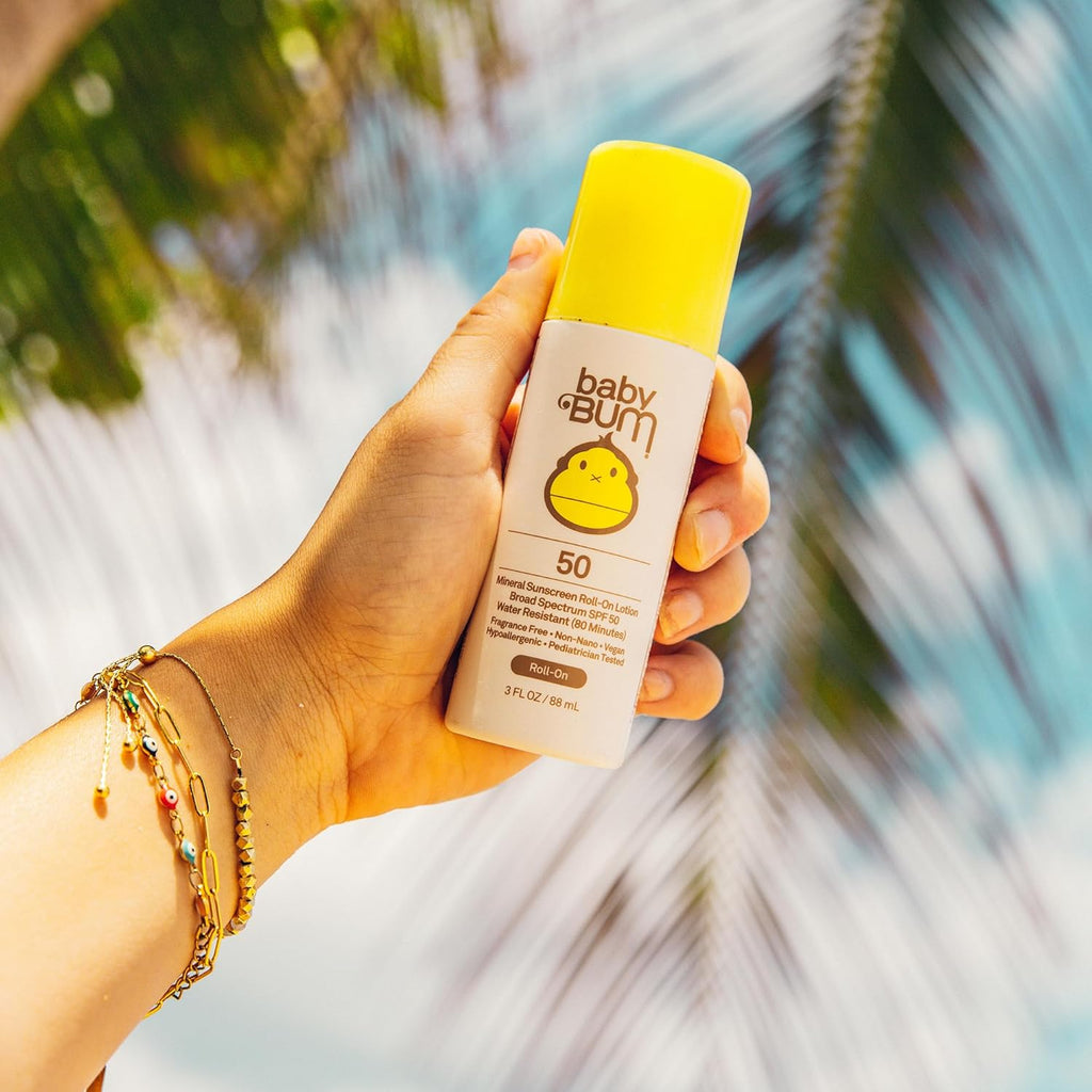 Sun Bum Baby Bum Mineral SPF 50 Roll-On Sunscreen - Vegan, Without Octinoxate & Oxybenzone