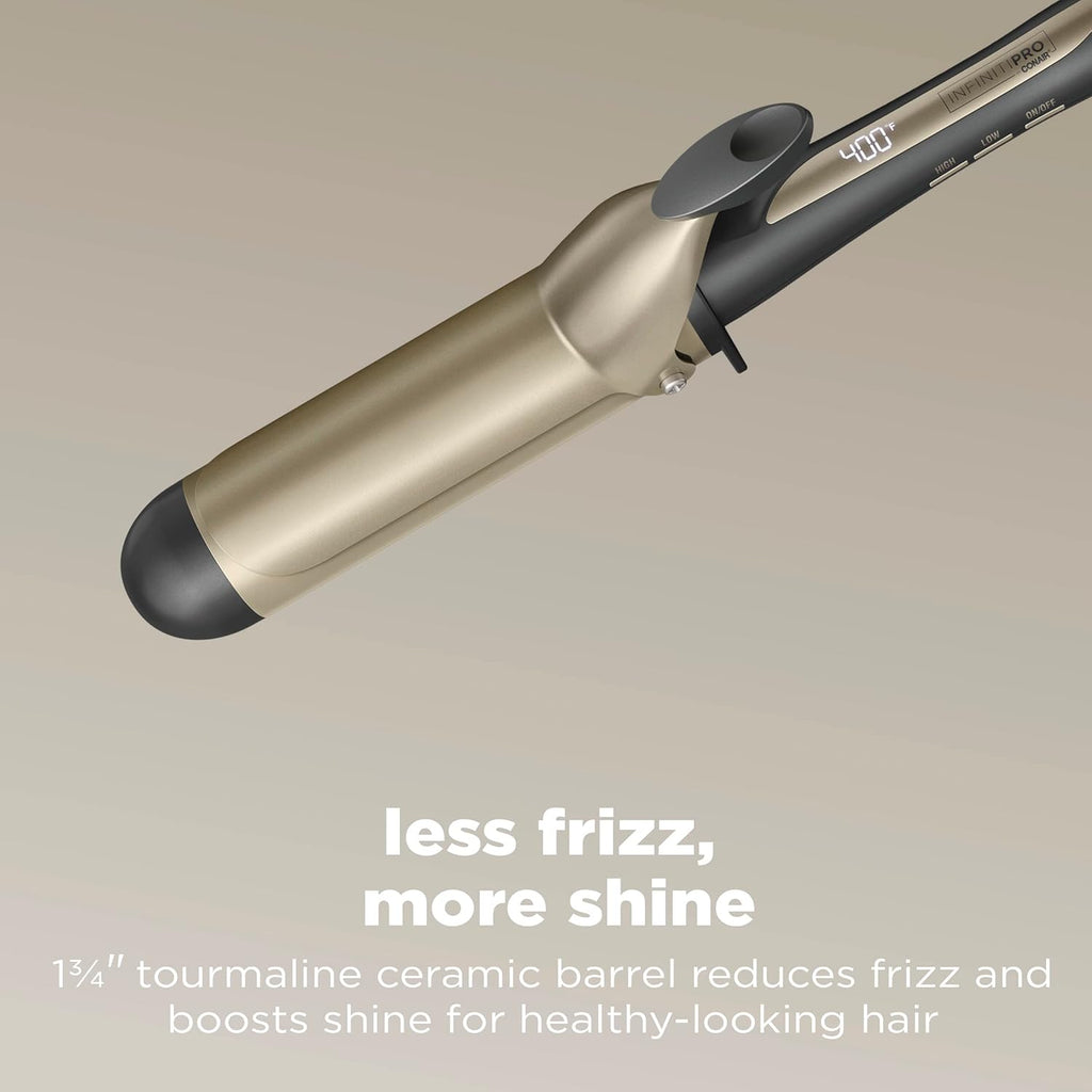 INFINITIPRO BY CONAIR 1 3/4-inch Curling Iron, 1 3/4 inch barrel produces voluminous curls – CD1009