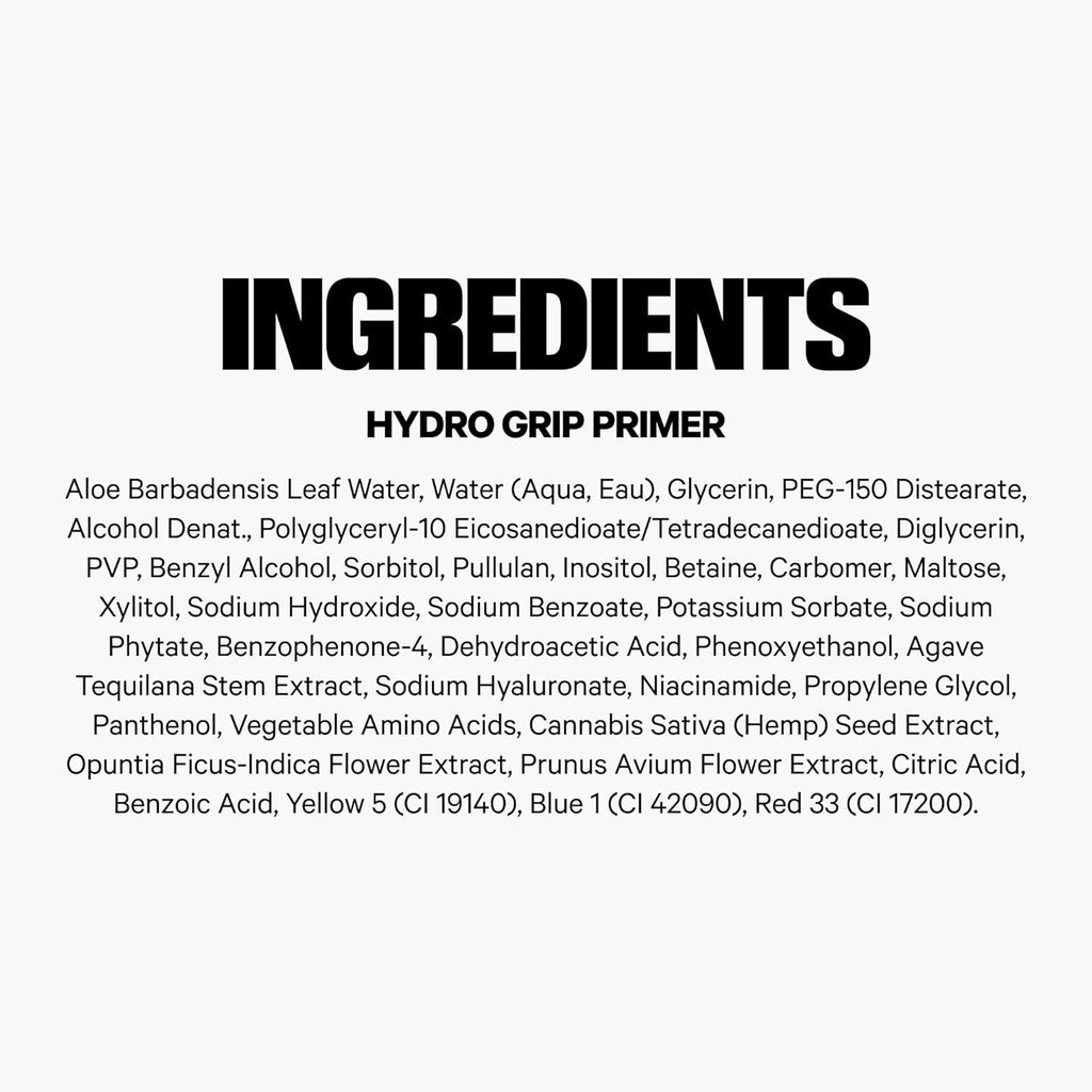 Milk Makeup Hydro Grip Primer with Hyaluronic Acid + Niacinamide -Hydrating Face Primer Grips Makeup