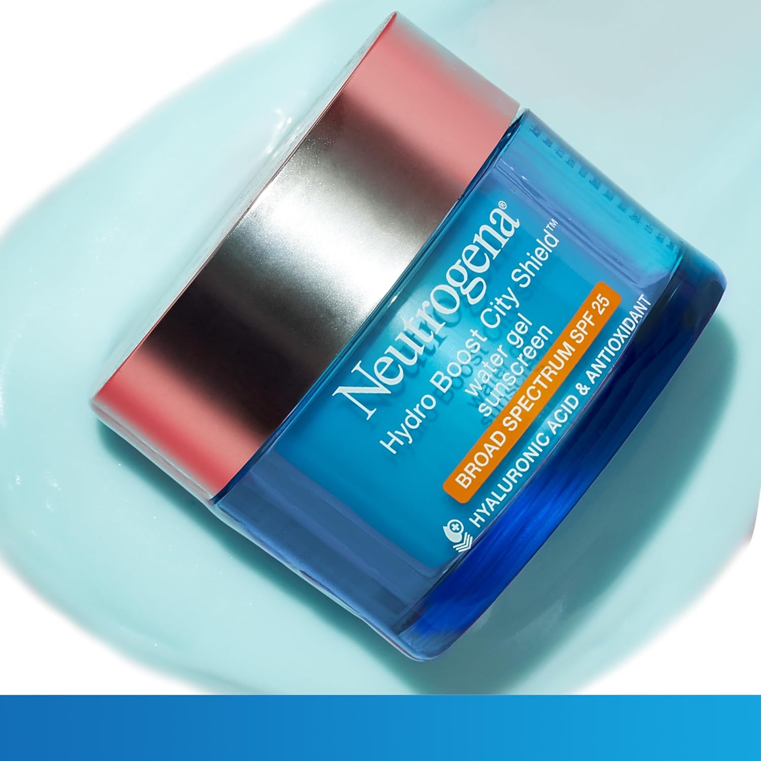 Neutrogena Hydro Boost City Shield Water Gel Face Moisturizer with Broad Spectrum SPF 25, Hyaluronic