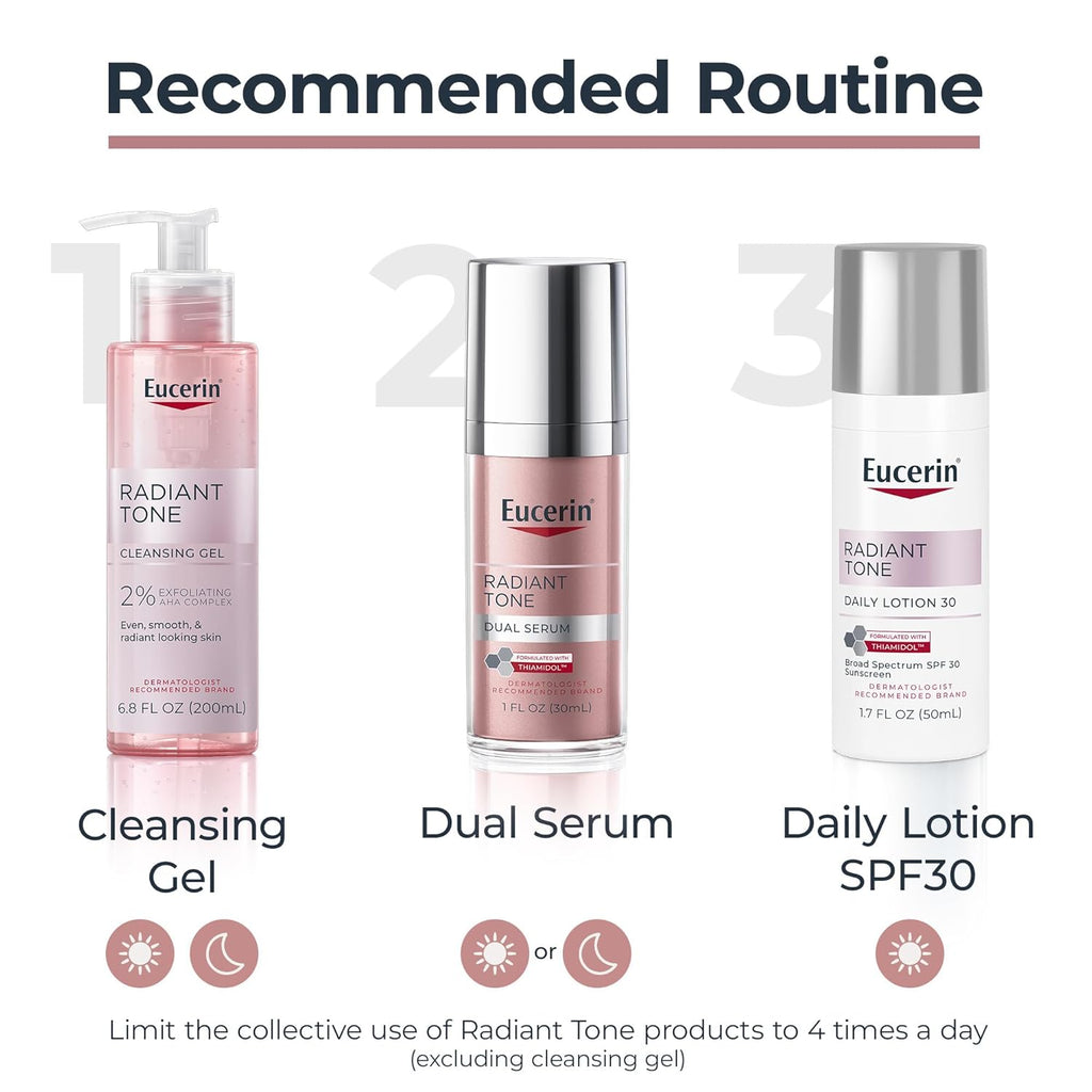 Eucerin Radiant Tone Dual Serum Dark Spot Corrector, Dark Spot Serum, Thiamidol & Hyaluronic Acid