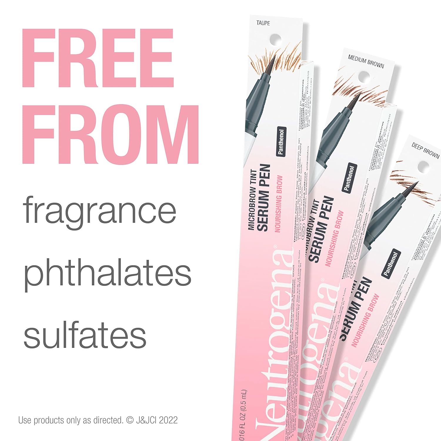 Neutrogena Microbrow Tint Serum Pen, Precision Tipped Eyebrow Pen, Panthenol to Nourish & Condition