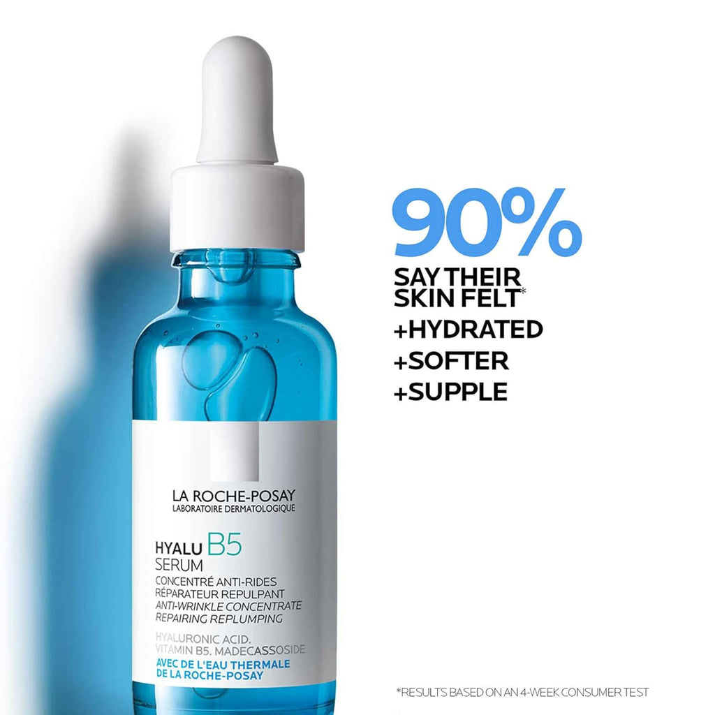La Roche-Posay Hyalu B5 Pure Hyaluronic Acid Serum for Face,Vitamin B5+Hyaluronic Acid+Madecassoside