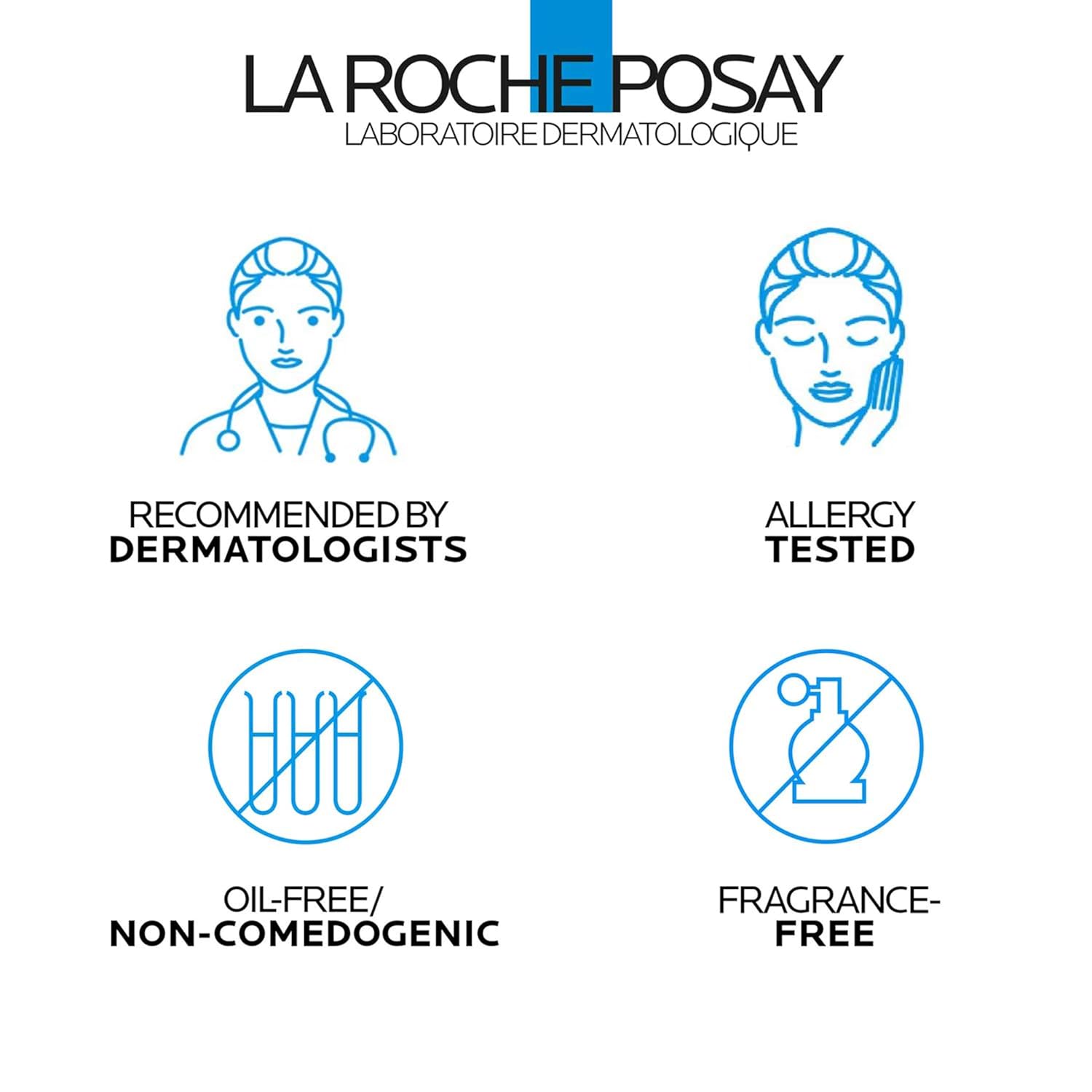 La Roche-Posay Toleriane Purifying Foaming Facial Cleanser, Niacinamide & Ceramides, Pore Cleanser