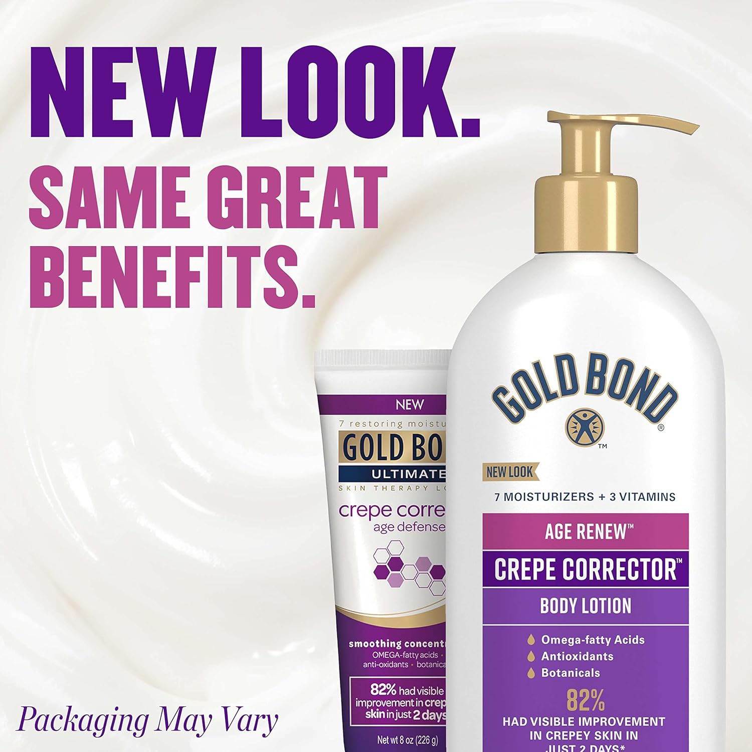 Gold Bond Age Renew Crepe Corrector Body & Face Lotion, Replenishing & Smoothing Formula, 14 oz.