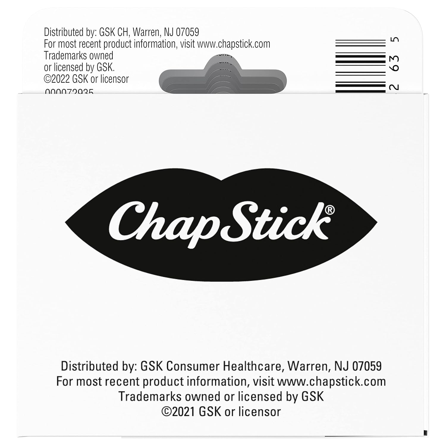 ChapStick Classic Medicated Lip Balm Tubes, Chapped Lips Treatment and Skin Protectant - 12 pack
