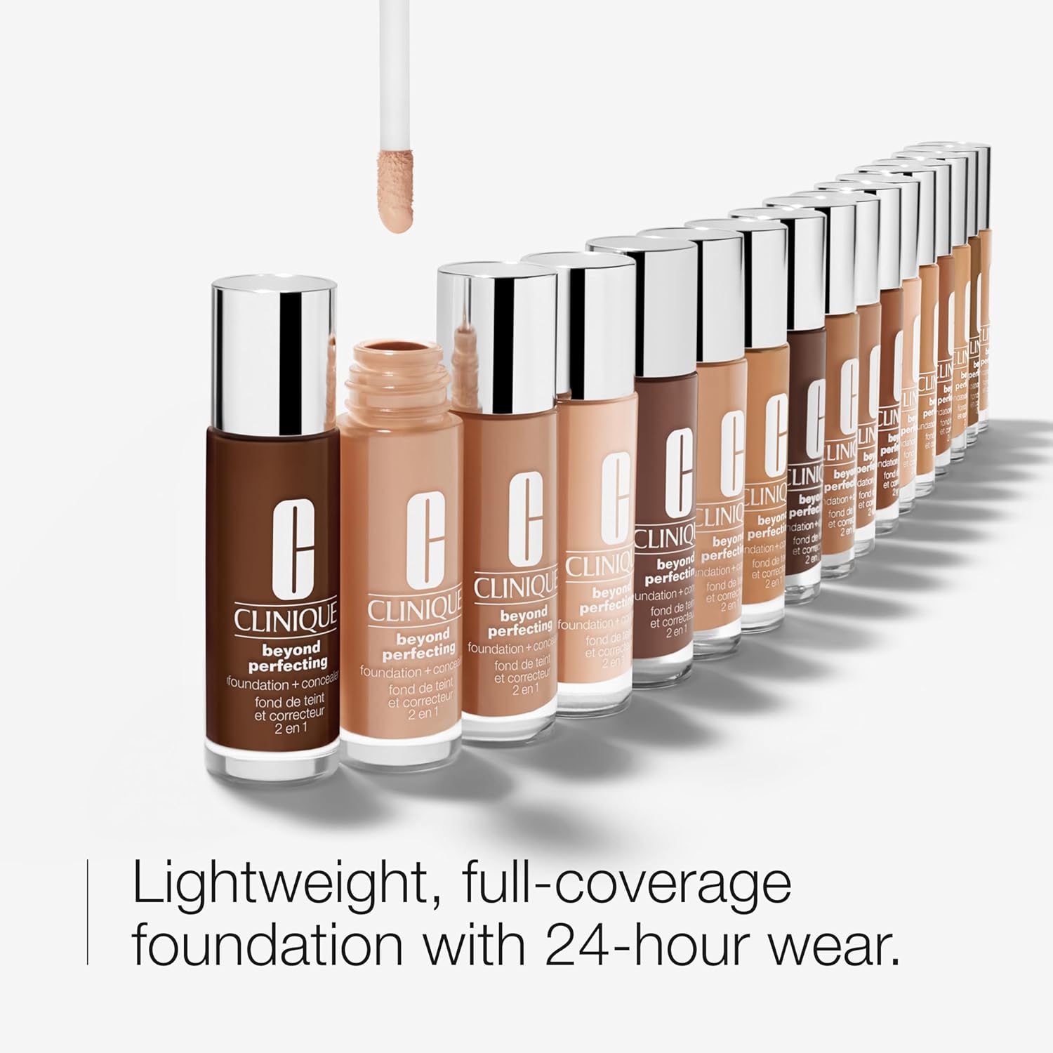 Clinique Beyond Perfecting Liquid Lightweight Full Coverage Foundation+Concealer For Dry Combination