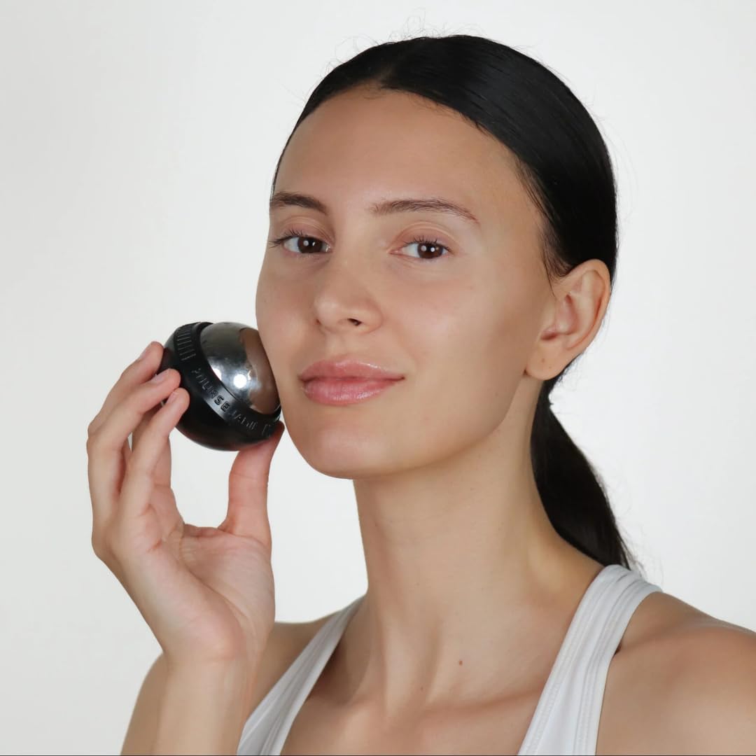 Nurse Jamie Super-Cryo Massaging Orb –Mini- Stainless Steel Cooling Roller for Face & Body Puffiness