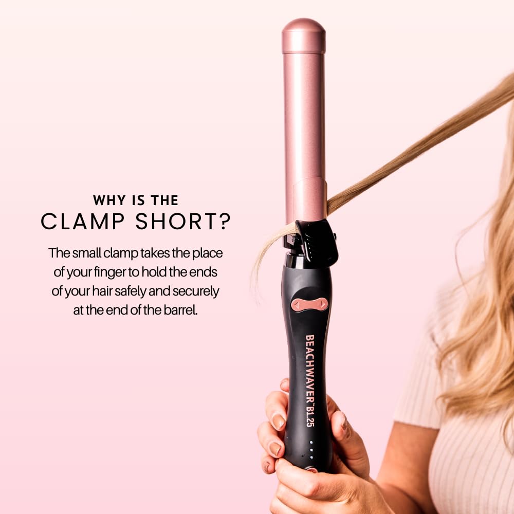 The Beachwaver Co. B1 Rotating Curling Iron - Automatic 1" Ceramic Curling Iron - Easy-to-Use