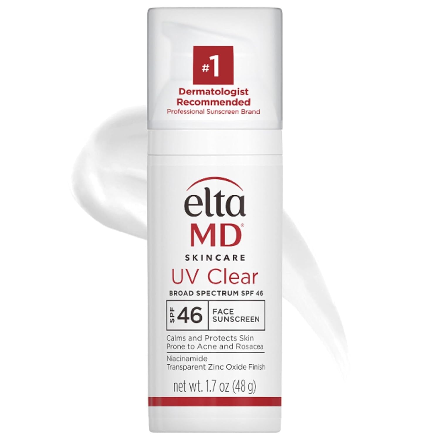 EltaMD UV Clear Face Sunscreen SPF 46, Oil Free for Face with Zinc Oxide, Dermatologist Recommended