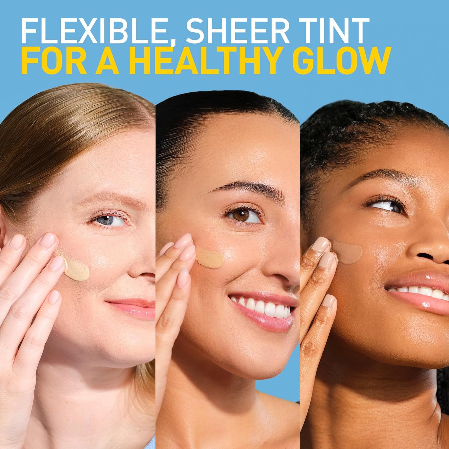 CeraVe Hydrating Mineral Sunscreen SPF30 with Sheer Tint, Tinted, Blends Seamlessly for Healthy Glow