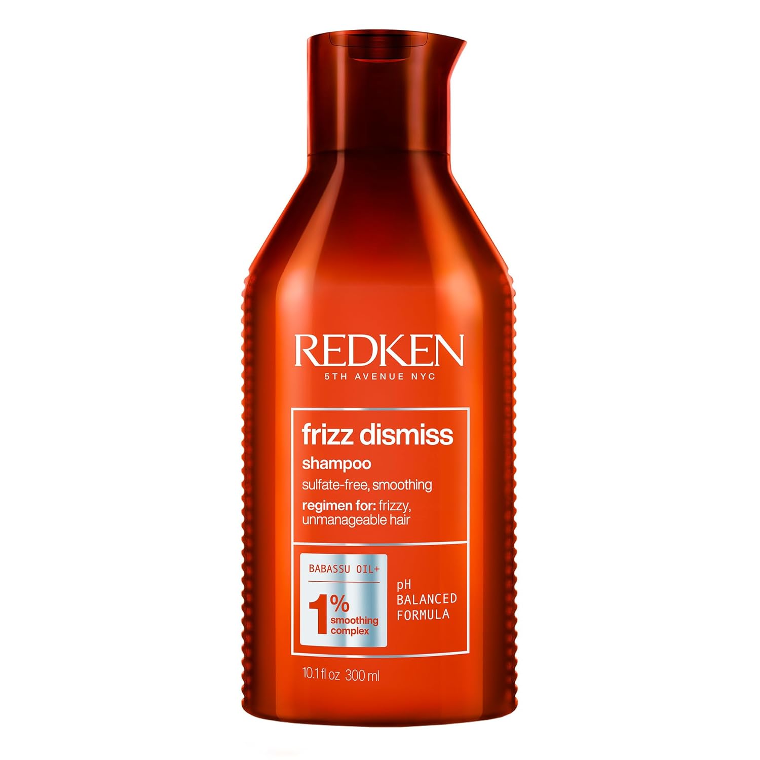 Redken Frizz Dismiss Shampoo | Sulfate Free For Frizzy Hair | Gently Cleanses, Smooths, Adds Shine