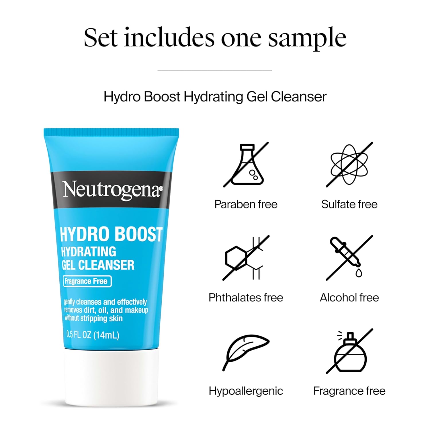 Neutrogena Hydro Boost Gel Cream, Face Moisturizer with Hyaluronic Acid, & Hydrating Gel Cleanser