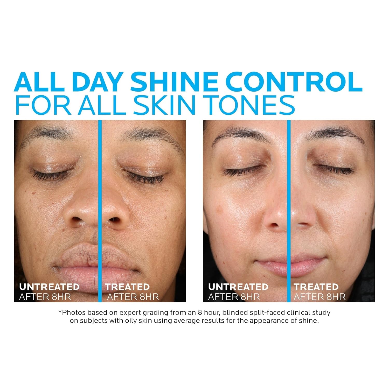 La Roche-Posay Toleriane Double Repair Matte Face Moisturizer, For Oily Skin, Ceramide, Niacinamide