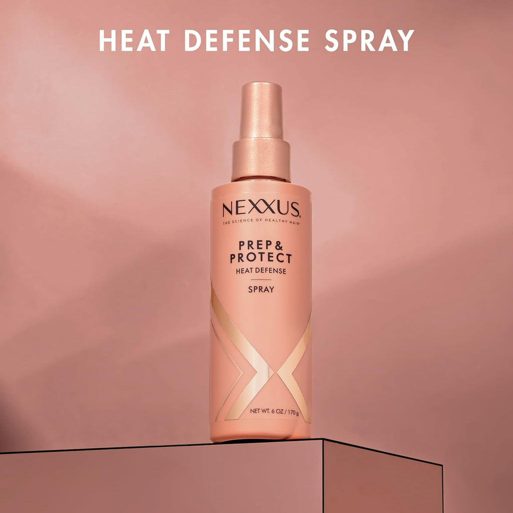 Nexxus Heat Defense Spray Prep &Protect for 450 degree heat protection, with StyleProtect Technology