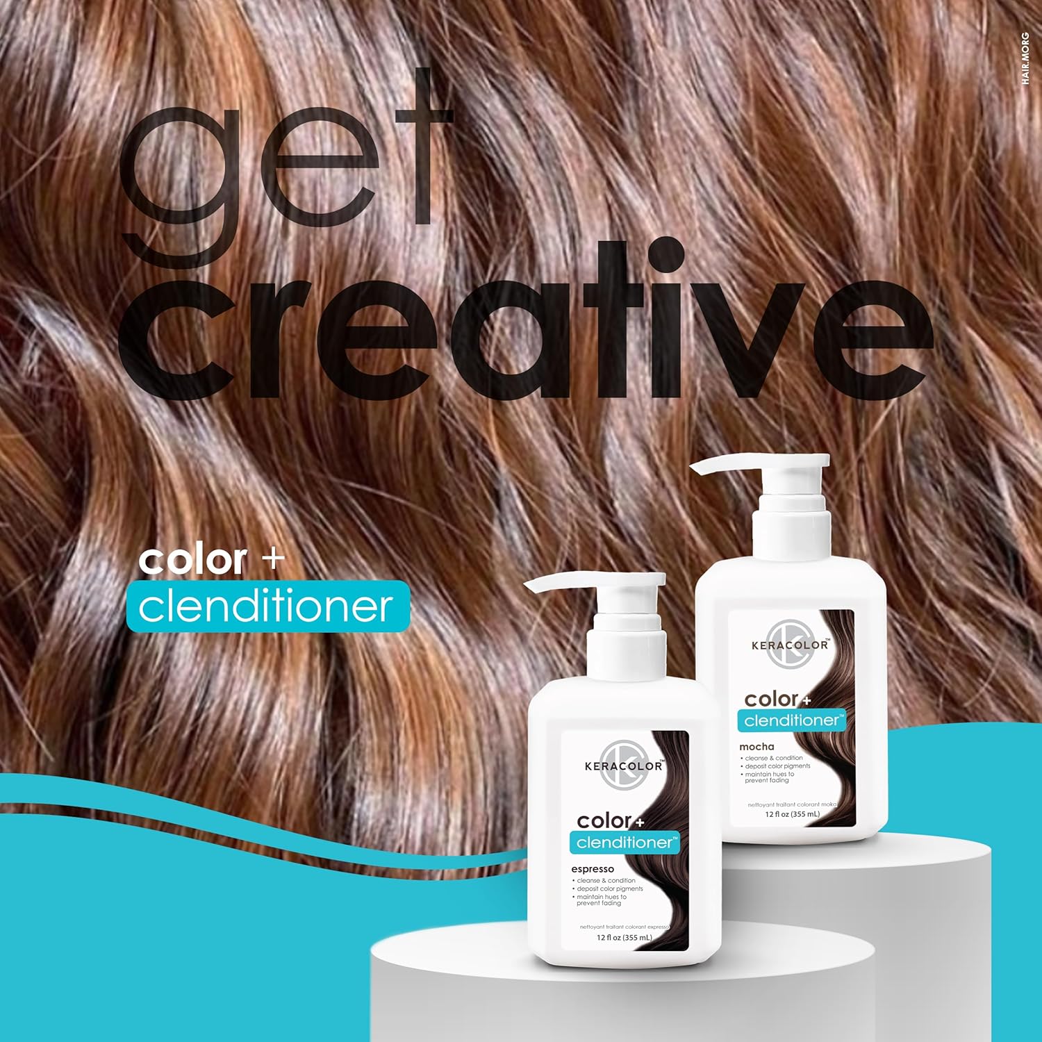 Keracolor Clenditioner Hair Dye - Semi Permanent Hair Color Depositing Conditioner, Cruelty-free