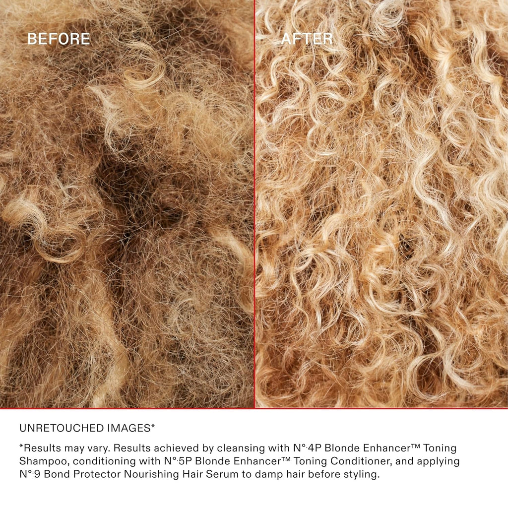 Olaplex No. 4P Blonde Enhancer Purple Toning Shampoo, Repairs, Hydrates, & Brightens