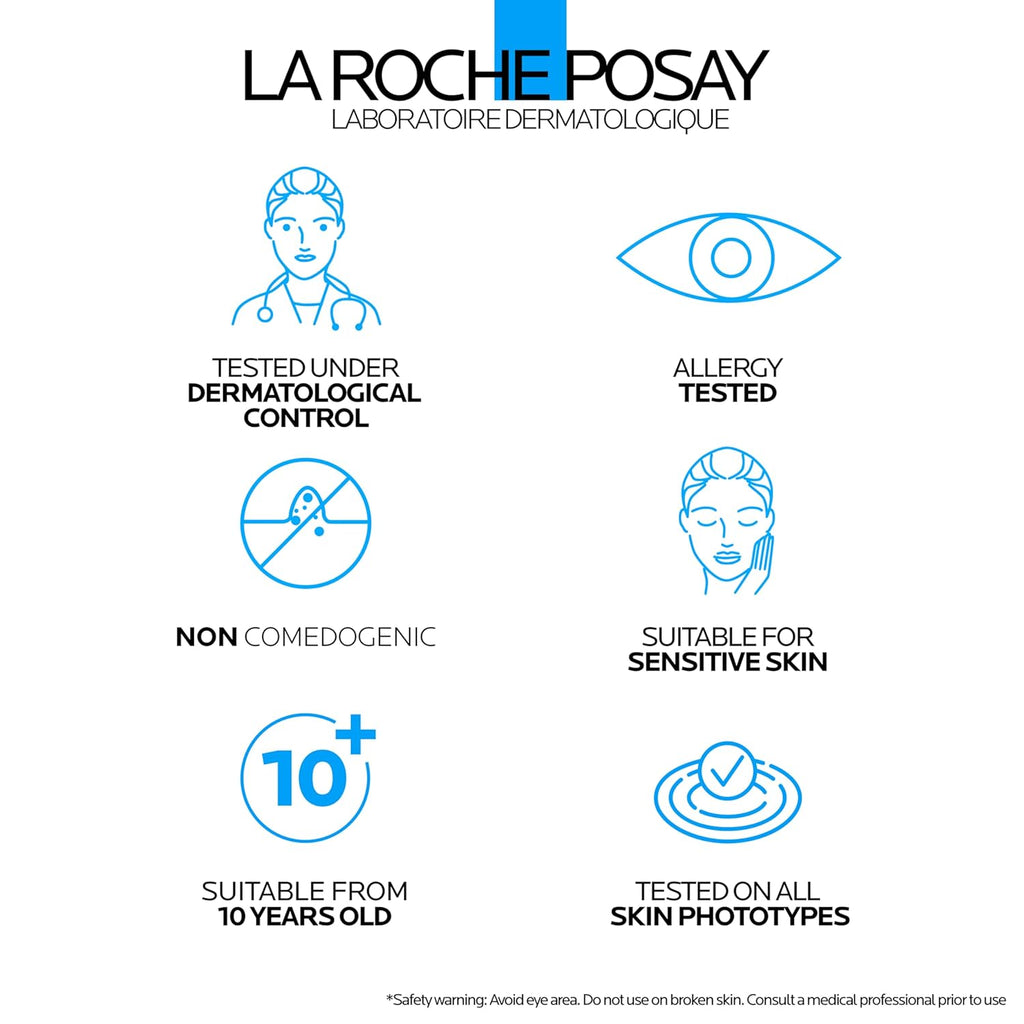 La Roche-Posay Effaclar Salicylic Acid Acne Treatment For Face, Mattifying Gel Cream Spot Treatment