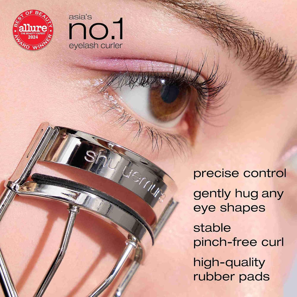 Shu Uemura Iconic Eyelash Curler, Achieve Precise Control &Long-Lasting Curl - With Replacement Pad