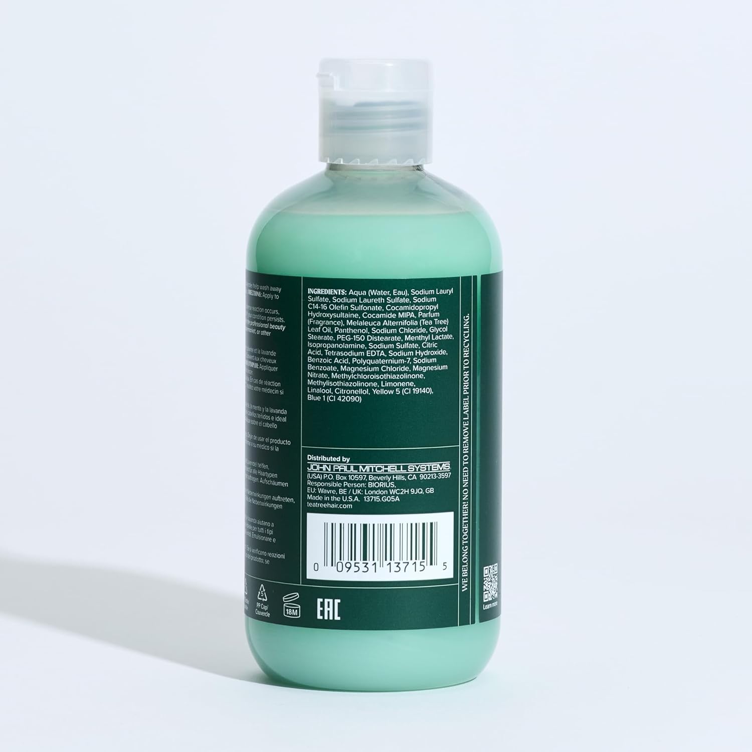 Tea Tree Special Shampoo, Deep Cleans, Refreshes Scalp, All Hair Types, Especially Oily, 10.14 fl oz