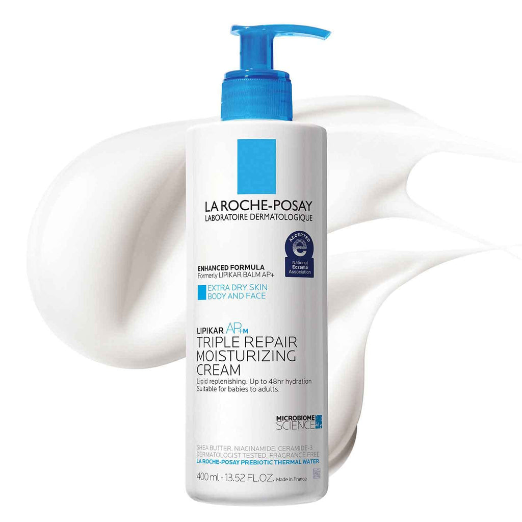 La Roche-Posay Lipikar AP+ Triple Repair Moisturizing Cream, Face &Body, Dry Skin, Shea &Niacinamide