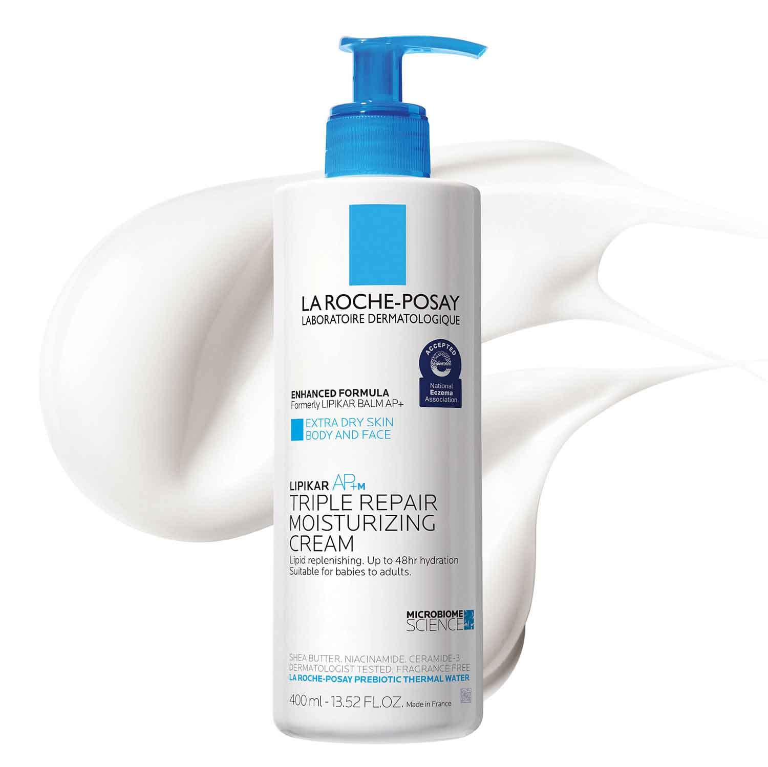La Roche-Posay Lipikar AP+ Triple Repair Moisturizing Cream, Face &Body, Dry Skin, Shea &Niacinamide