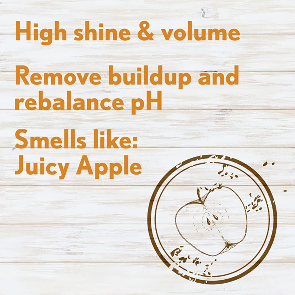 Aveeno Apple Cider Vinegar Shampoo +Conditioner for Balance &High Shine, Daily Clarifying &Soothing