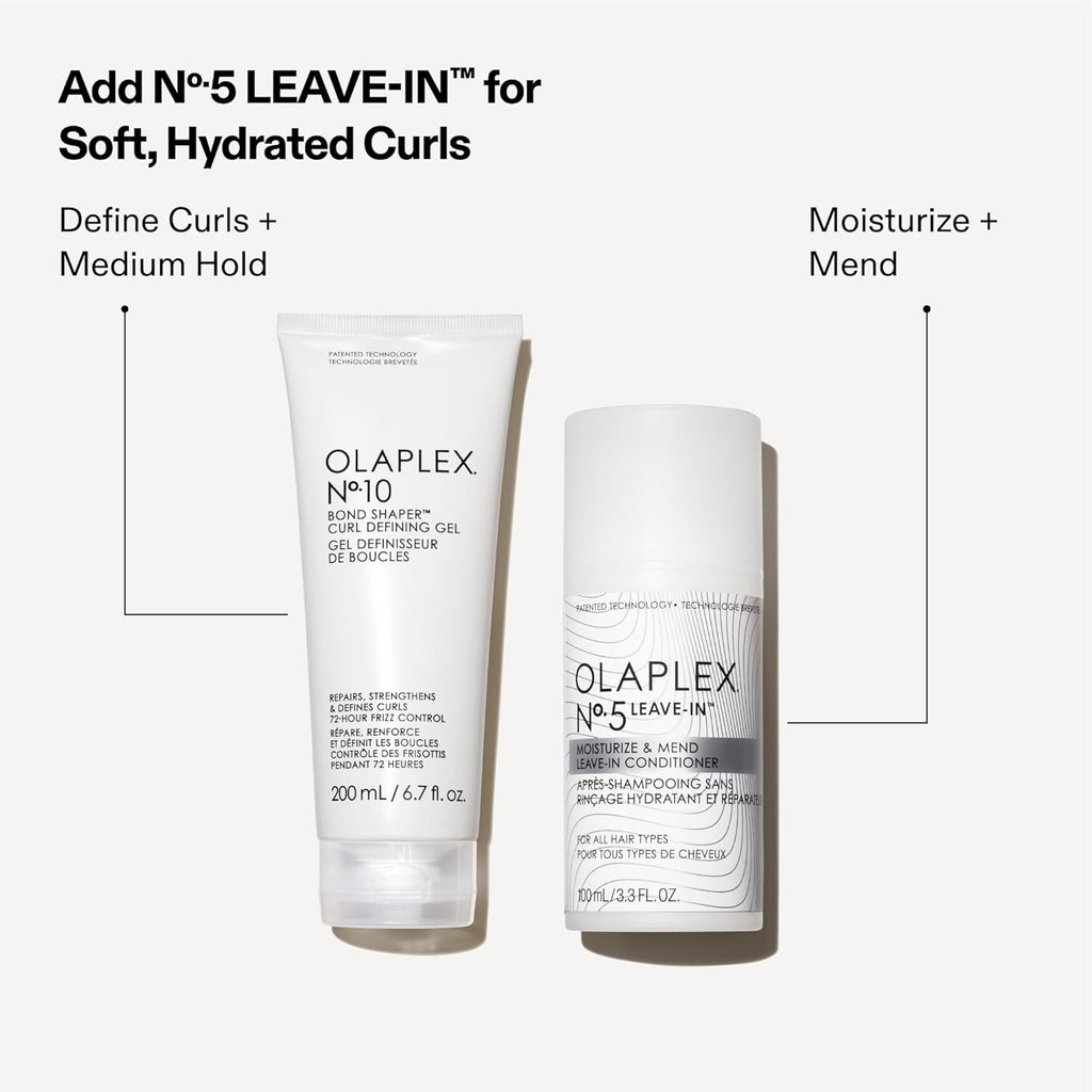 Olaplex Nº.10 Bond Shaper™ Curl Defining Gel: Detangles, smooths, conditions, and hydrates curls