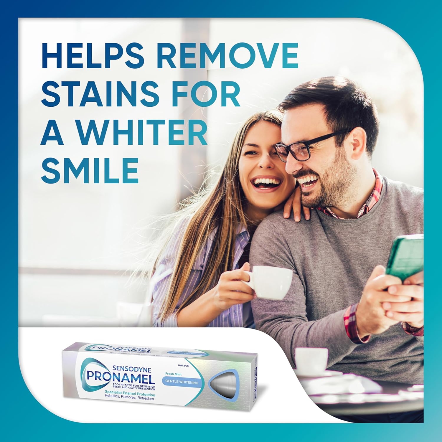 Sensodyne Pronamel Gentle Teeth Whitening Enamel Toothpaste for Sensitivity, to Reharden& Strengthen