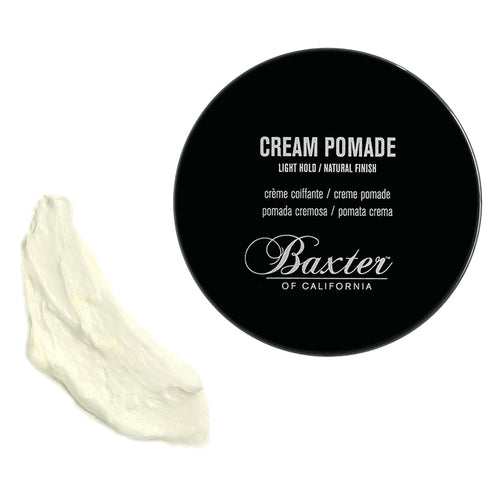 Baxter of California Cream Pomade, Natural Finish, Light Hold, Barbershop Quality, Texturizing, 2 oz
