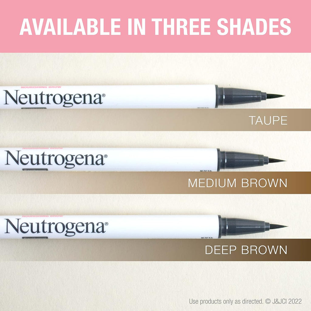 Neutrogena Microbrow Tint Serum Pen, Precision Tipped Eyebrow Pen, Panthenol to Nourish & Condition