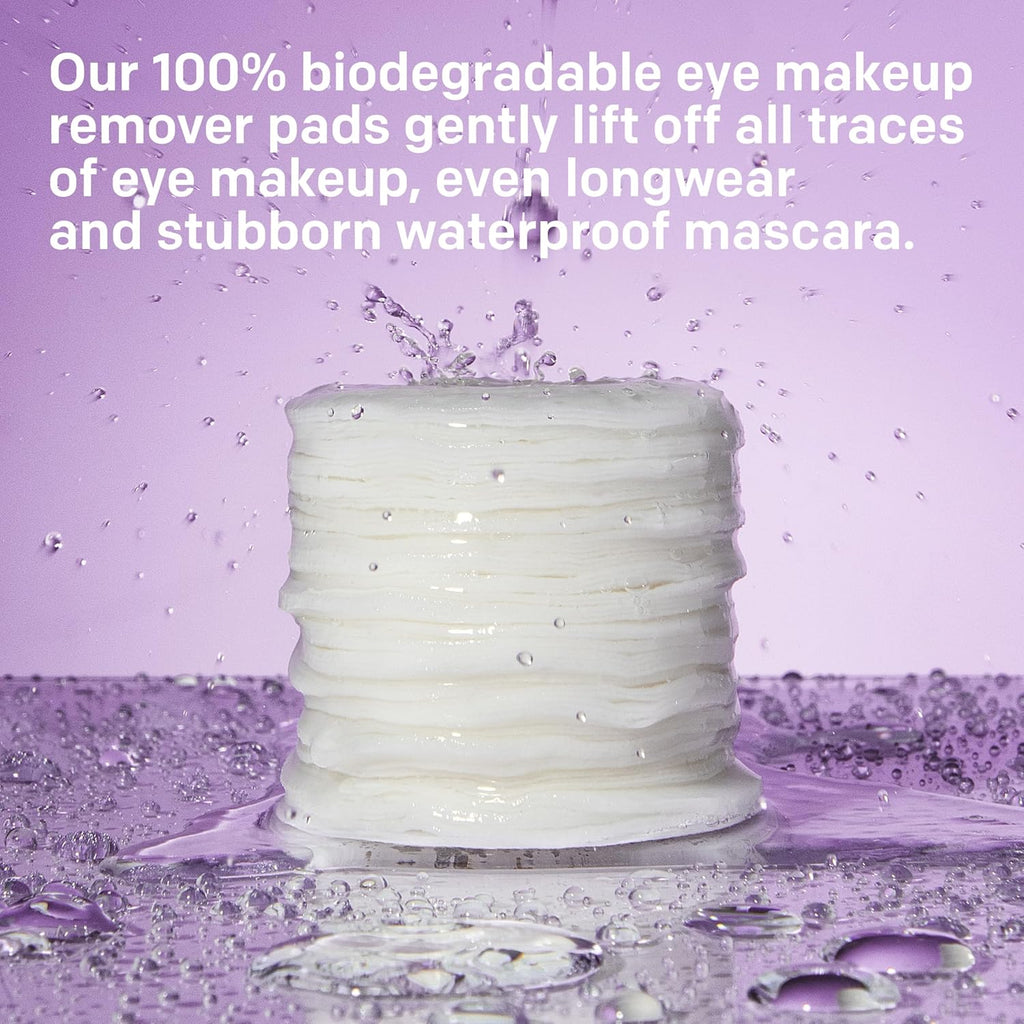 Almay Biodegradable Makeup Remover Pads, Longwear & Waterproof, Hypoallergenic, Fragrance-Free, 2 pk