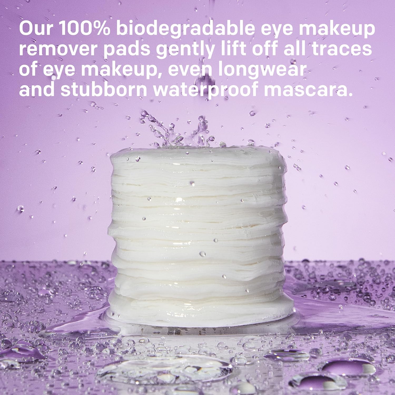 Almay Biodegradable Makeup Remover Pads, Longwear & Waterproof, Hypoallergenic, Fragrance-Free, 2 pk