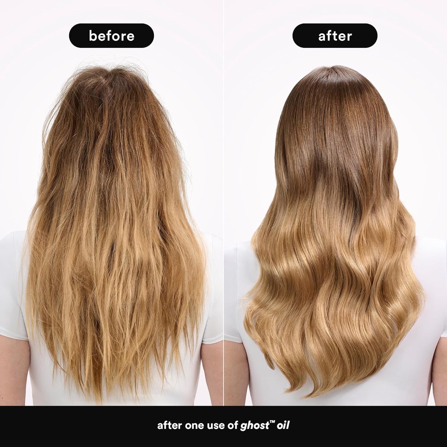 VERB Ghost Oil, 4 fl oz- Weightless Hair Oil for Fine to Medium Hair – Smooths Frizz, Adds Shine