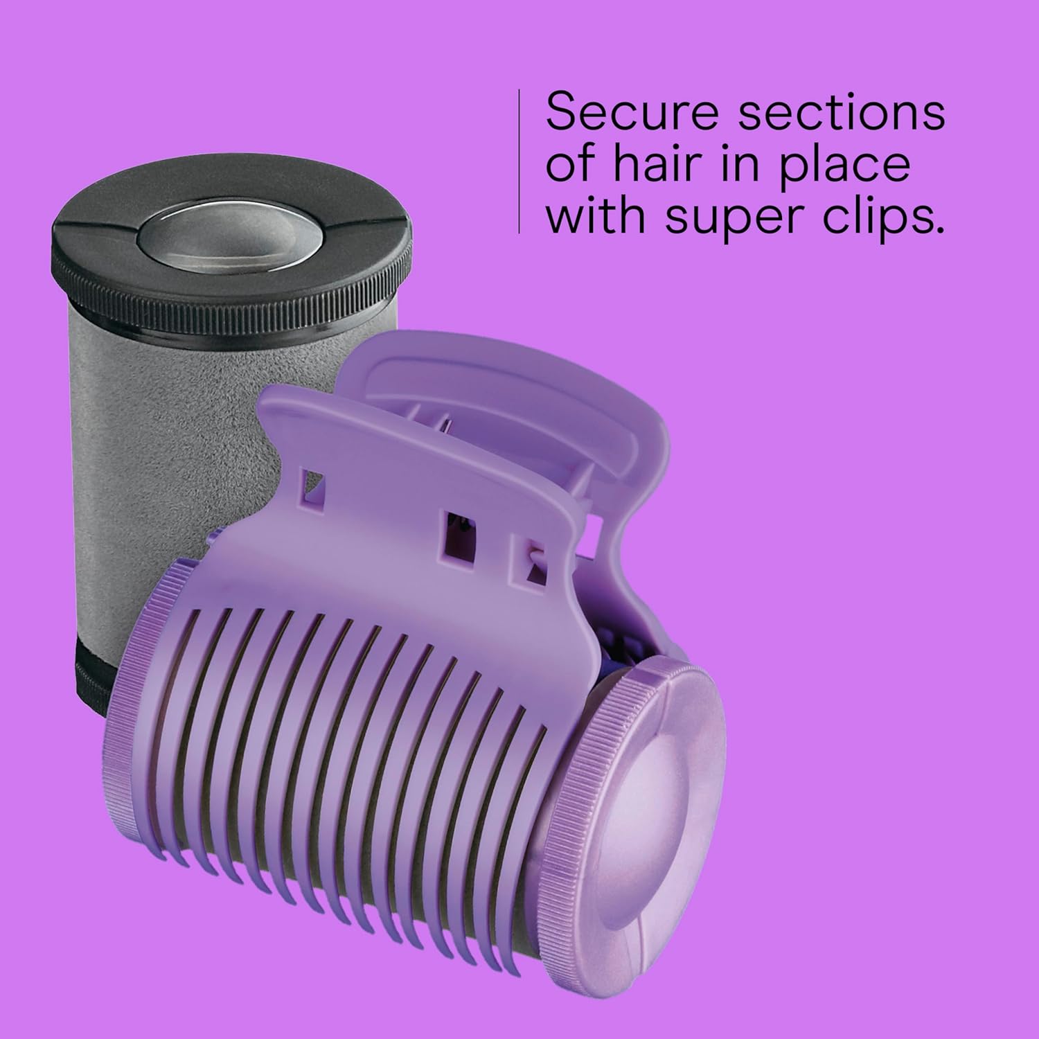 Conair Hot Rollers Hair Curlers for All Hair, Heated Rollers with Clips Included, 1.5 &1.75" Rollers