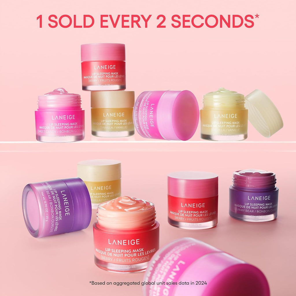 LANEIGE Lip Sleeping Mask: Nourishing Overnight Treatment with Vitamin C, Shea & Murumuru Butter